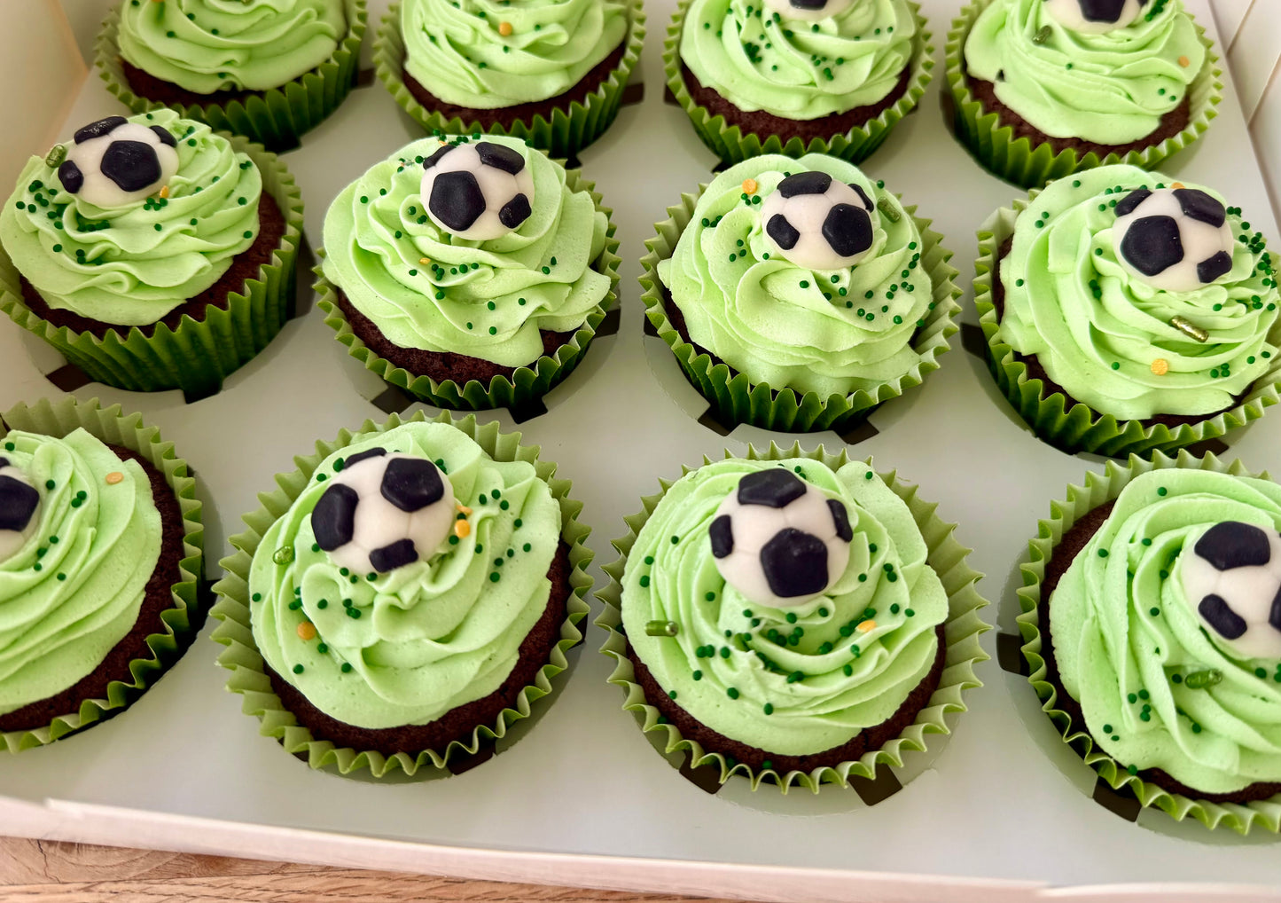 Football Cupcakes