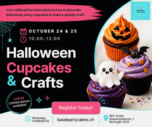 24th Oct (Sat) - Kinder Halloween Cupcakes & Crafts Binningen 10:00-12:00
