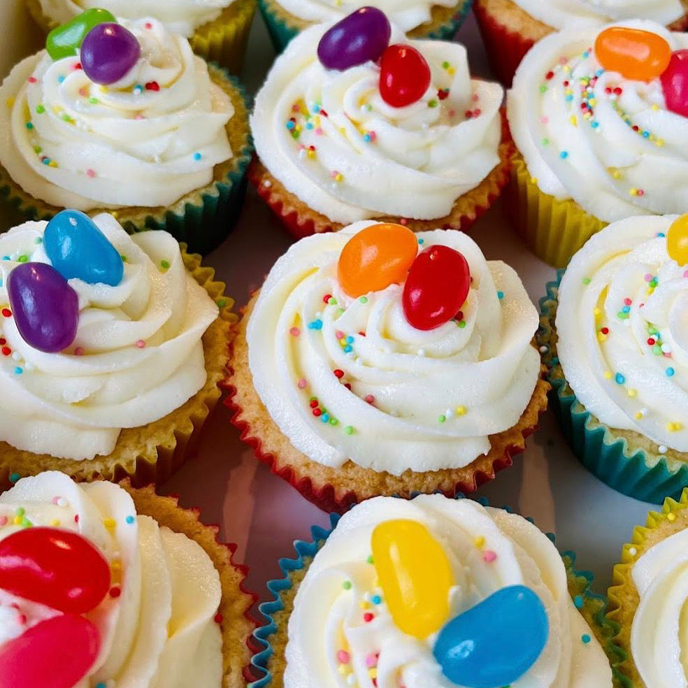 Smarties and Haribo Cupcakes