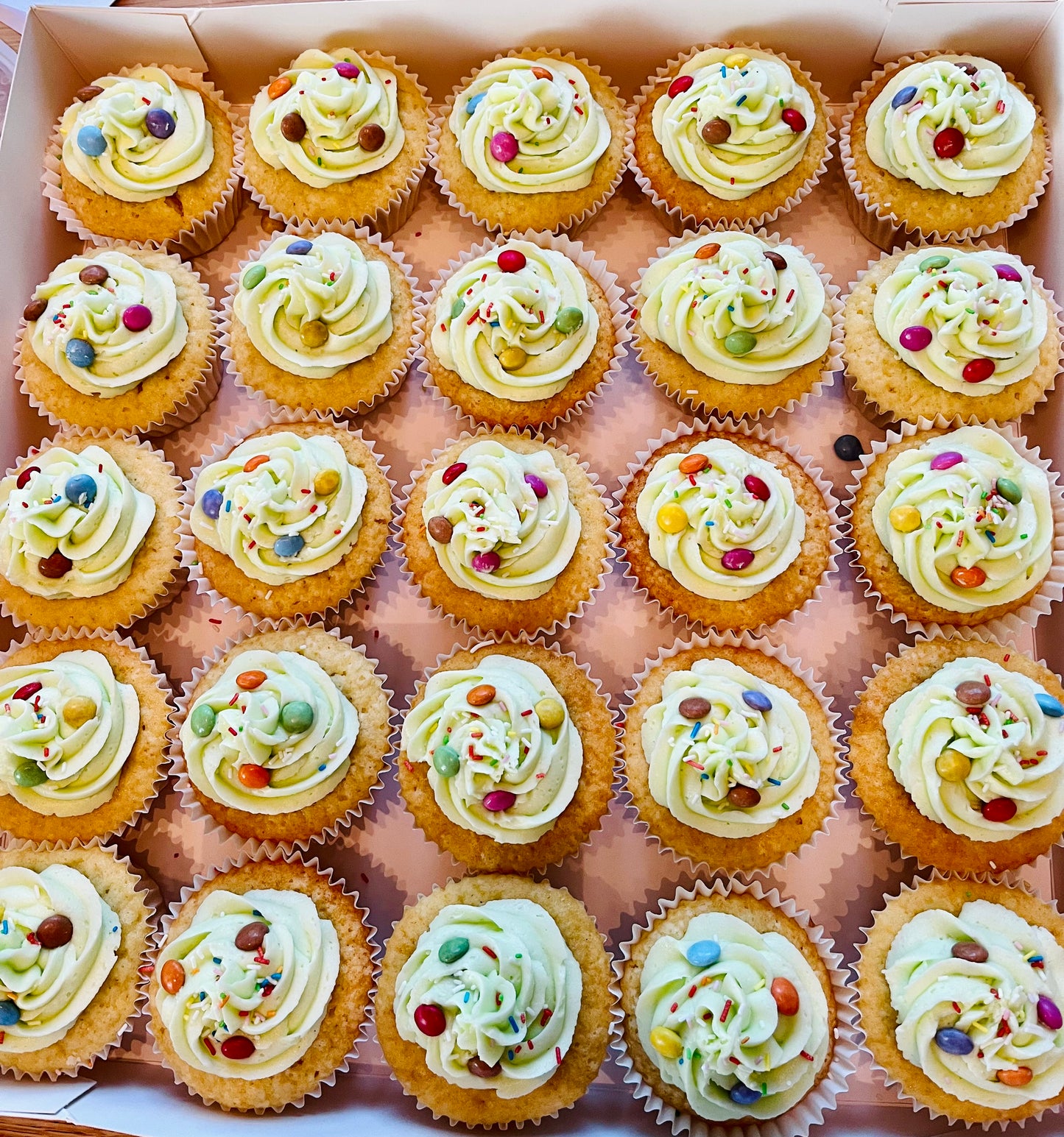 Smarties and Haribo Cupcakes