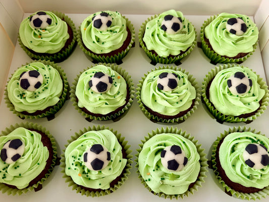 Football Cupcakes