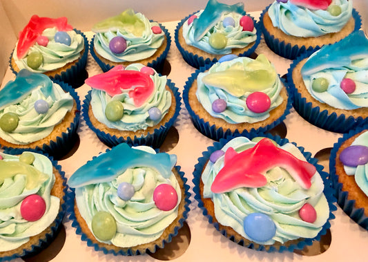 Smarties and Haribo Cupcakes