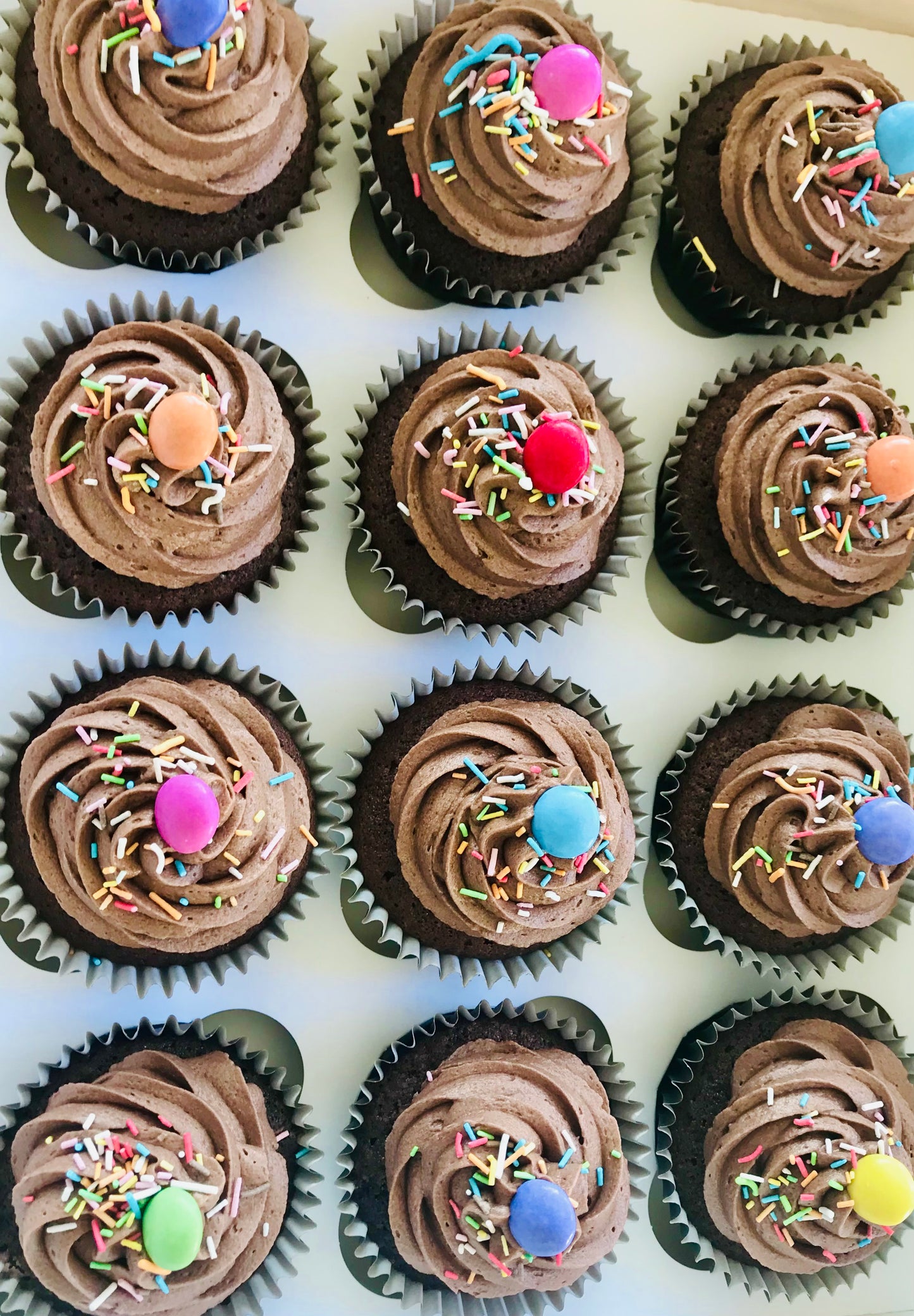 Smarties and Haribo Cupcakes
